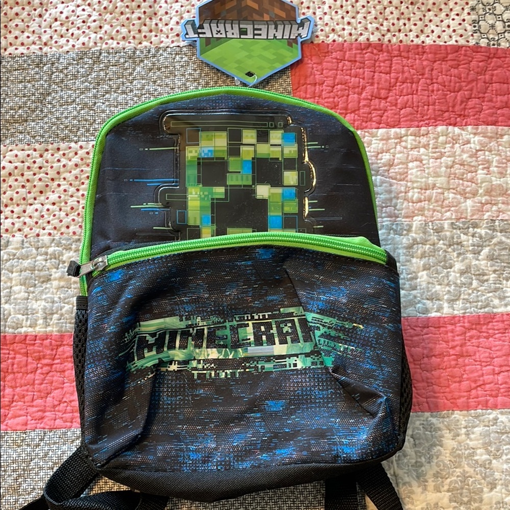 Green and Black Backpack